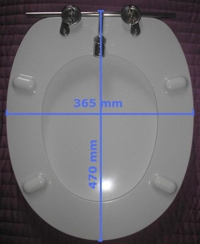 EASY-Bid bidés WC ülőke, fehér