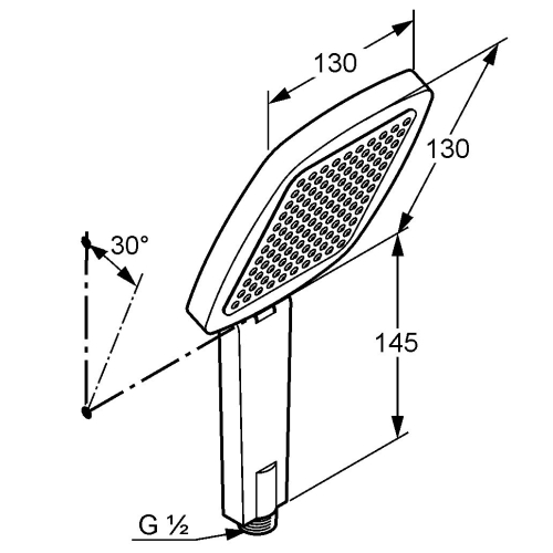 Kludi Q-Beo 5010005-00 Kézizuhany