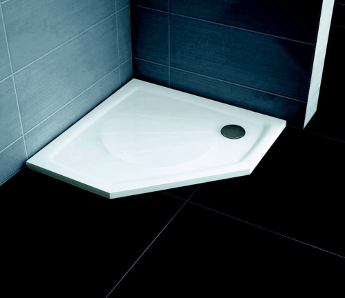 Ravak Galaxy Genta PRO 90x90 ötszögletű öntöttmárvány zuhanytálca