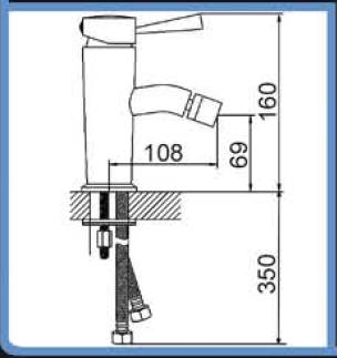 Feromix Art-Modern 25360.1 bidet csaptelep