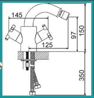 Feromix Next 61360.1 bidet csaptelep