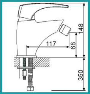 Feromix Grande 130360.1 bidet csaptelep
