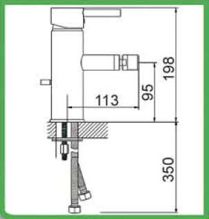Feromix Minimal Plus 31360.1 bidet csaptelep