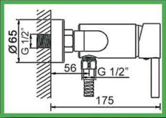 Feromix Minimal Plus 31150.1 zuhany csaptelep szettel