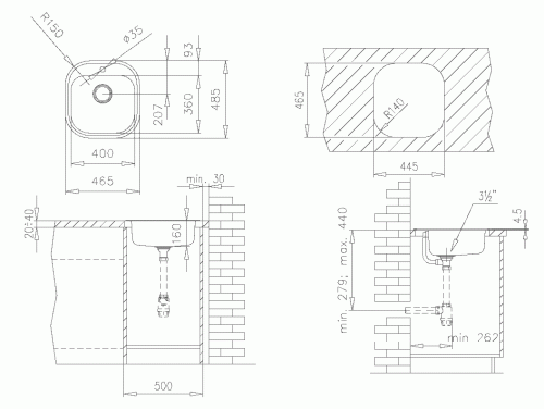Teka Stylo 1B MTX mikrotextúrás rozsdamentes mosogató (10107041) *