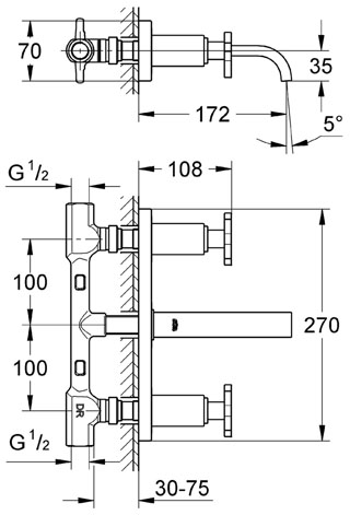 Grohe Allure Mosdócsaptelep 20144 000 (20144000)