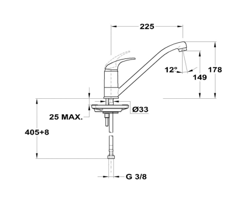 Mofém Junior Eco 652-0042-00 Mosogató csaptelep