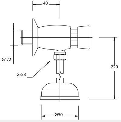 Mofém 166-0008-00 Automata piszoáröblítő