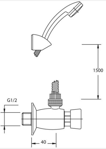 Mofém 169-0008-00 Automata zuhany szelep