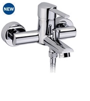 Teka Ares 23.122.02.00 fali kádtöltő csaptelep zuhanyszettel