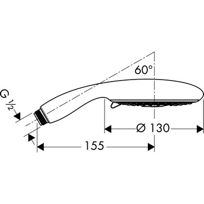 Hansgrohe Raindance E 120 AIR 3jet Kézizuhany 28507 000 (28507000)