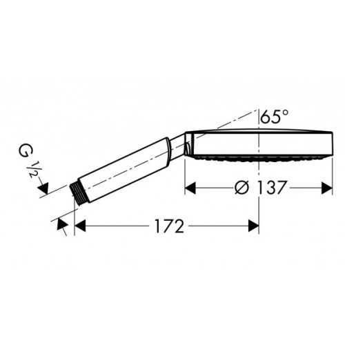 Hansgrohe Raindance S 150 AIR 1jet Kézizuhany 28505 000 (28505000)
