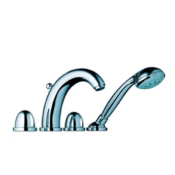 Hansgrohe 15644 4-lyukú kád csaptelep