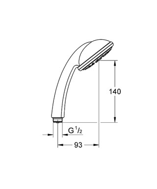 Grohe Tempesta 28212 001 Kézizuhany (28212001)