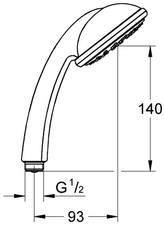 Grohe Tempesta III 28261 000 Kézizuhany (28261000)