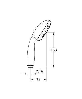 Grohe Tempesta IV Kézizuhany 28578 001 (28578001)