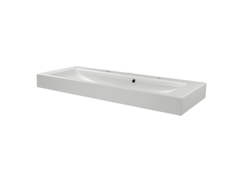 Marmy Modena 120x47/11 2 csaplyukas ráültethető öntött márvány mosdó 6 229 53 12 12 18