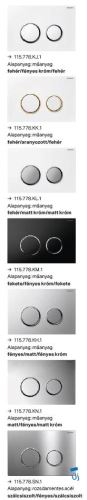 Geberit Sigma 20 115.778.xx.1 Nyomólap