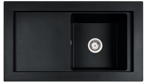 Teka Aura 45 B TG gránit mosogató, Metálfekete 88567