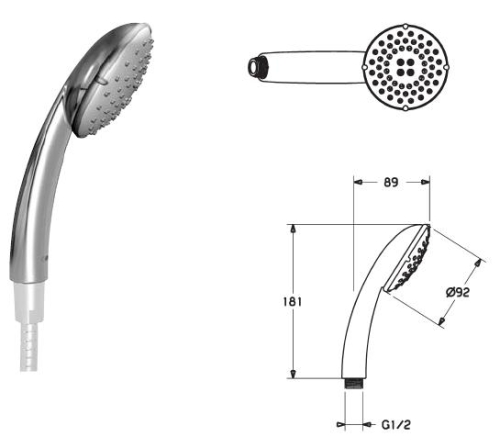 Hansa Hansabasicjet 4478 0220 zuhanyszett