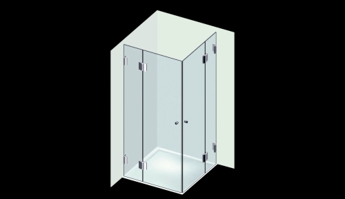 Varioglass Globus 214 80x80 cm-es Zuhanykabin (80x80x200 cm, savmart üveg)