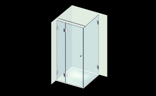 Varioglass Signum 204 Zuhanykabin víztiszta üveg (120x80x200 cm)