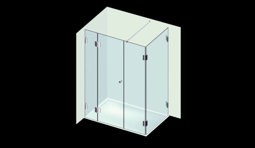 Varioglass Torsion 205 Zuhanykabin (140x80x200 cm)
