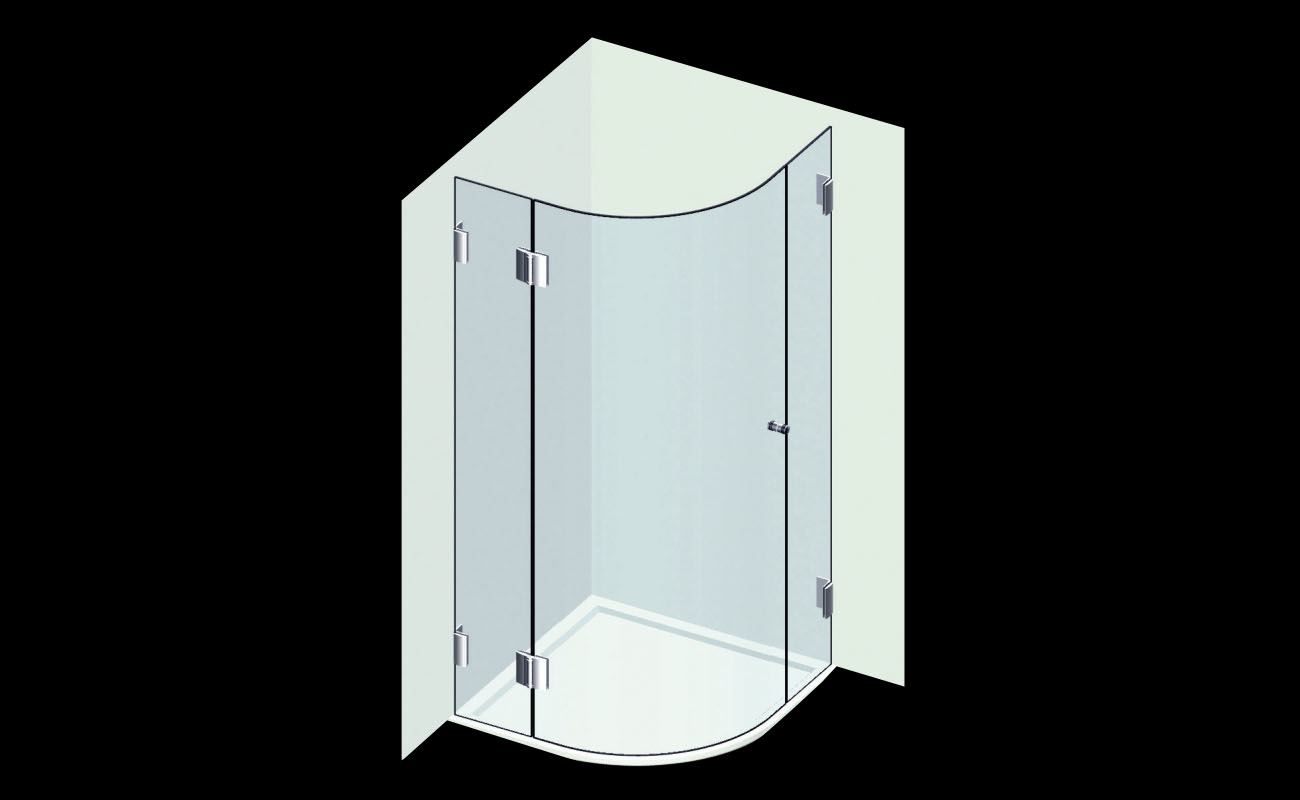 Varioglass Signum 321 Zuhanykabin víztiszta üveg (80x80x200 cm)
