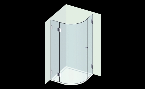 Varioglass Signum 321 Zuhanykabin víztiszta üveg (80x80x200 cm)