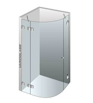 Varioglass Signum 321 Zuhanykabin víztiszta üveg (80x80x200 cm)