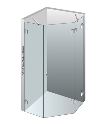 Varioglass Signum 301 Zuhanykabin víztiszta üveg (100x100x200 cm)