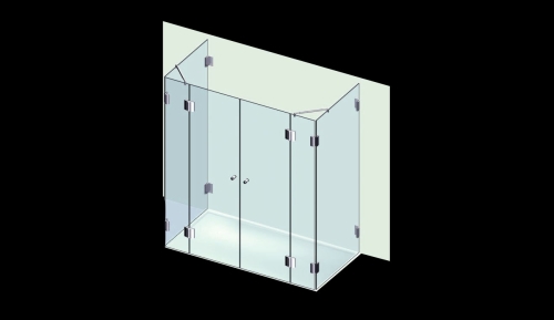 Varioglass Torsion 516 Zuhanykabin (220x90x200 cm)