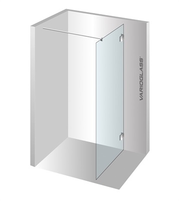 Varioglass Signum 400 Zuhanyfal víztiszta üveg (90x200 cm)
