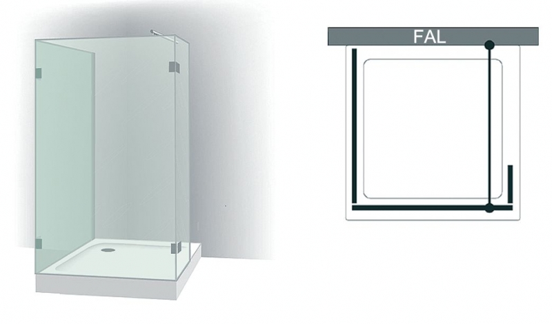 Varioglass Signum 403 Zuhanyfal