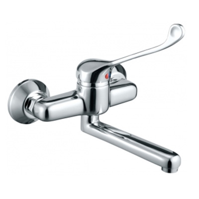 Armatura Speciál 470-880-00 fali mosogató csaptelep 150 mm hosszú kifolyócsővel, orvosi karral