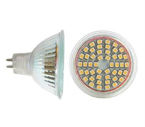 M-Tech MR16 Spot 48 LED SMD, 12V, 2,8W, 176Lm Meleg Fehér 3000K, 3528, MTL422 led izzó