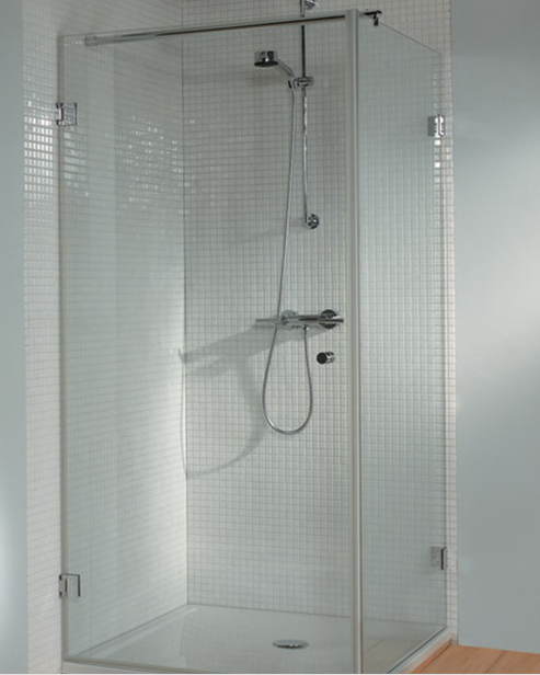Riho Scandic S201 Zuhanykabin (króm, átlátszó, 86,8-87,2-86,8-87,2 cm, 90x90x200 cm, #GC 23200)