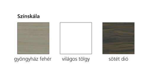 Hopa N 600BL fürdőszoba bútor (Világos tölgy)
