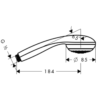 Hansgrohe Crometta 85 Green Kézizuhany 28561 000 (28561000)