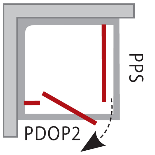 Ravak Pivot PPS zuhanyfal (80x190 cm, Transparent, fehér, 80 cm, #90G40100Z1)