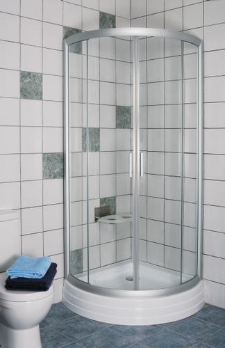 Ravak Rapier NRKKP4-90 negyedköríves zuhanykabin (fehér, Transparent, 860-878 mm, 90x90 cm, #3L470100Y1)