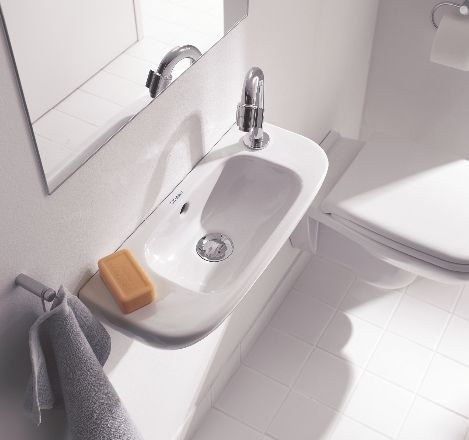 Duravit D-Code 50x22 cm kézmosó csaplyuk jobb oldalon 070650 (07065000082)