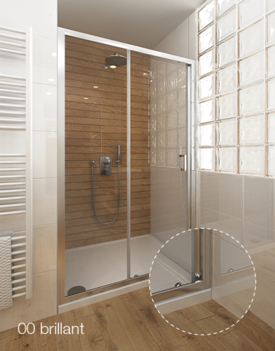 Roltechnik Swing Kádparaván (Transparent, ezüst, 85x140 cm, #657-8500000-01-02)