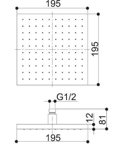 Easy TLS-01 Led világítós fejzuhany*