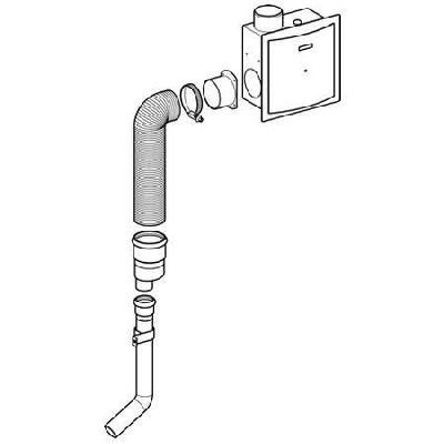 Geberit 349.350.00.1 Aerotec90 szagelszívó ventilátor készlet wc-hez