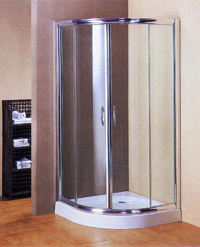 Roltechnik Valencia negyedköríves zuhanykabin (88,5-90,5x195,5 cm, króm, Transparent, 90x90 cm)