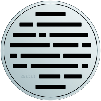 Aco padlóösszefolyó kerek rács Mix 5141.25.30