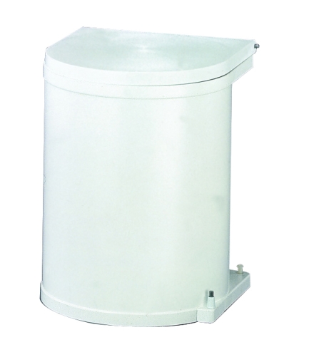 Teka Rund ajtóra szerelhető hulladéktároló (Fekete tető/inox tartály, #8207)