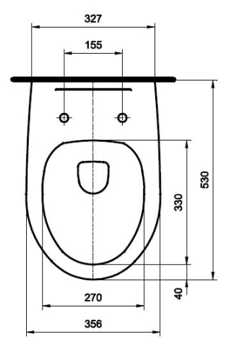 Kolo Primo mélyöblítésű fali wc (K83100000)