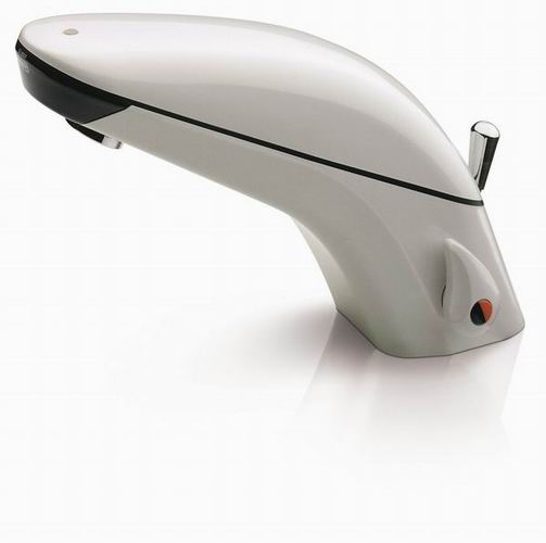 DMP Class ABS Tripla fotocellás hálózati elektromos csaptelep beépített keverővel (fehér, #DMP23203)